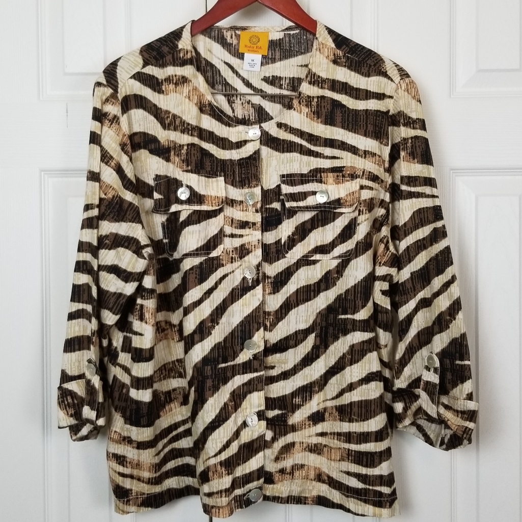 Ruby Rd Linen Jacket